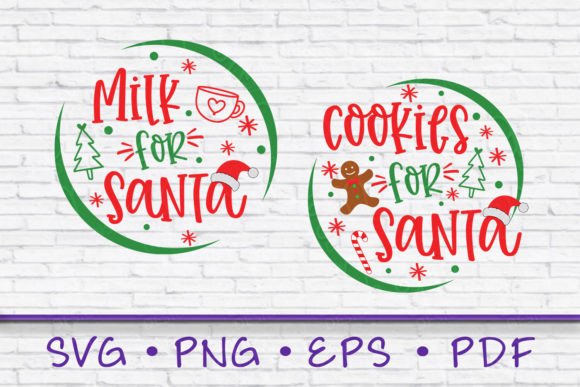 Download Cookies and Milk for Santa SVG, Bundle - Santa svg Collection