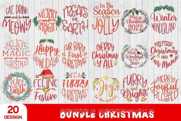 Download Christmas Ornaments Sublimation Bundle - Christmas ornaments Collection