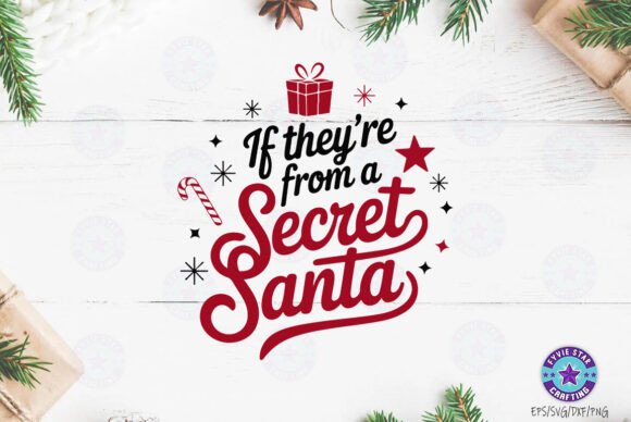 Download Christmas Secret Santa SVG PNG Design - Santa svg Collection