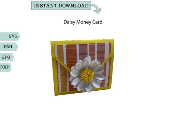 Download Daisy Money Card SVG - Money card svg Collection