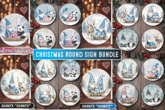 Download Christmas Ornaments Sublimation Bundle - Christmas ornaments Collection