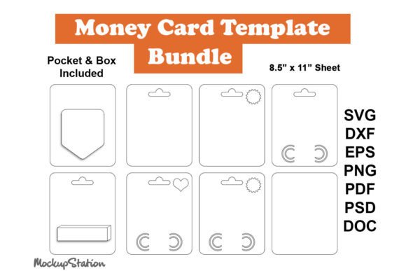 Download Money Card SVG Bundle | Money Holder - Money card svg Collection