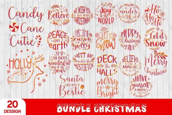 Download Christmas Ornaments Sublimation Bundle - Christmas ornaments Collection